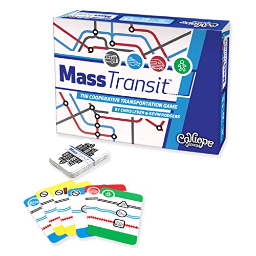 Calliope Games Mass Transit Cooperative Family Game FastPaced Fun for Kids Adults 16 Players from The Makers of Tsuro and Roll for It - Image 1