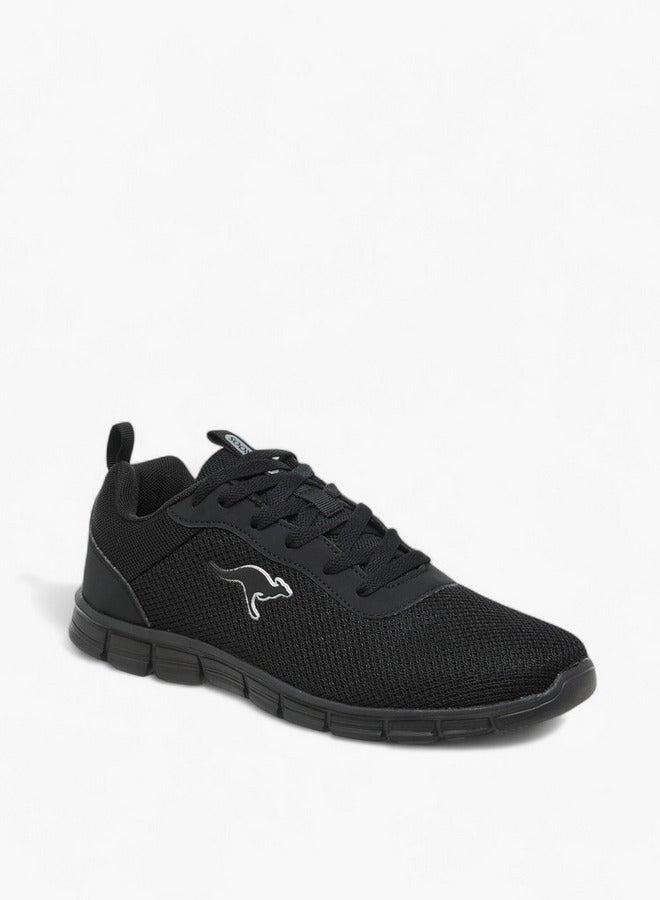 kangaROOS Women's Logo Applique Sports Shoes with Lace-Up Closure - Image 2