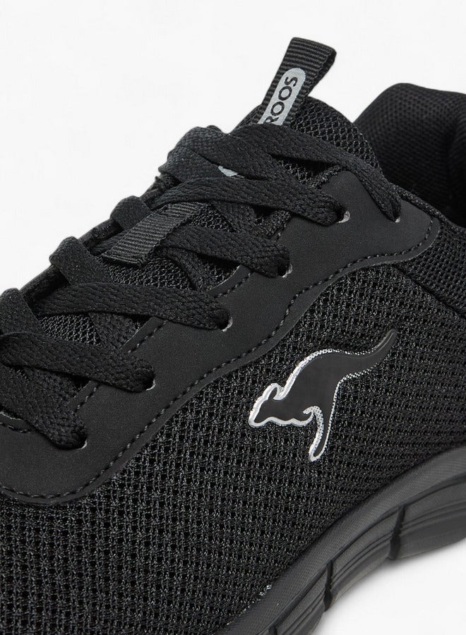 kangaROOS Women's Logo Applique Sports Shoes with Lace-Up Closure - Image 4