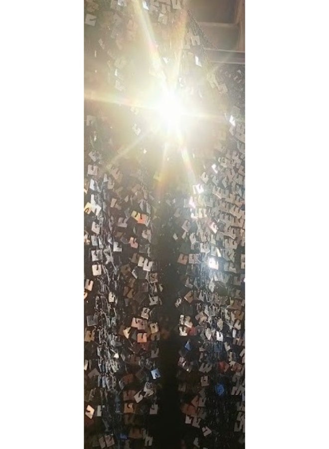 اس سي جاكيت سوارية بشرائح لامعة - Image 2