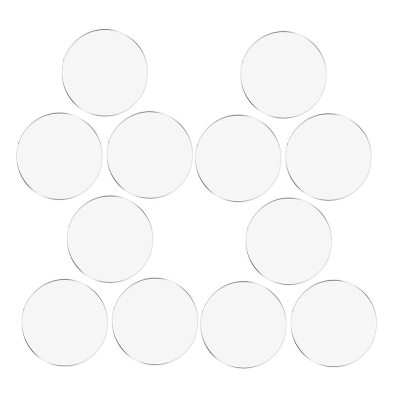 30 Pcs Clear Acrylic Circles For DIY Crafts Photo Frames Party Decorations - Image 1