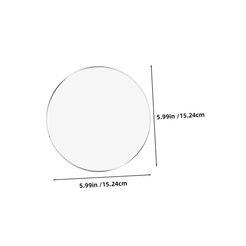 30 Pcs Clear Acrylic Circles For DIY Crafts Photo Frames Party Decorations - Image 2