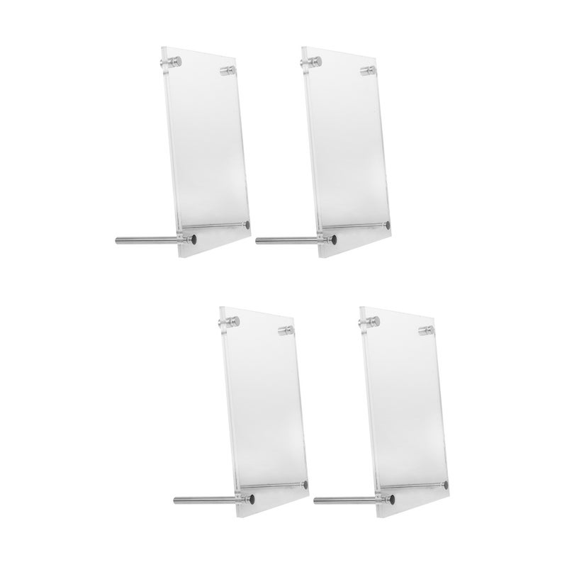 4 pcs Business License Frame Transparent Photo Frame Poster Display Frame Photo Frame - Image 1