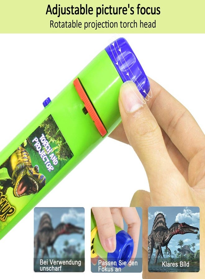 Yeelan 2PCS Projector Torch Projection Light Torches lamp Flashlight Dinosaur, Sea Animals, Space, Animal, 26 Letter Educational Learning Bedtime Night Light for Child,Kids (120 Images, 5 Themes) - Image 3