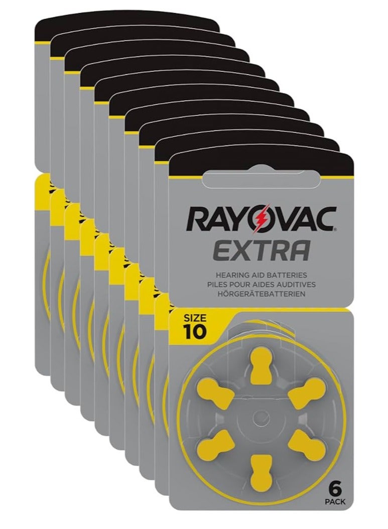 Rayovac - Hearing Aid Batteries - 10 Size - Pack of 60 - Image 4