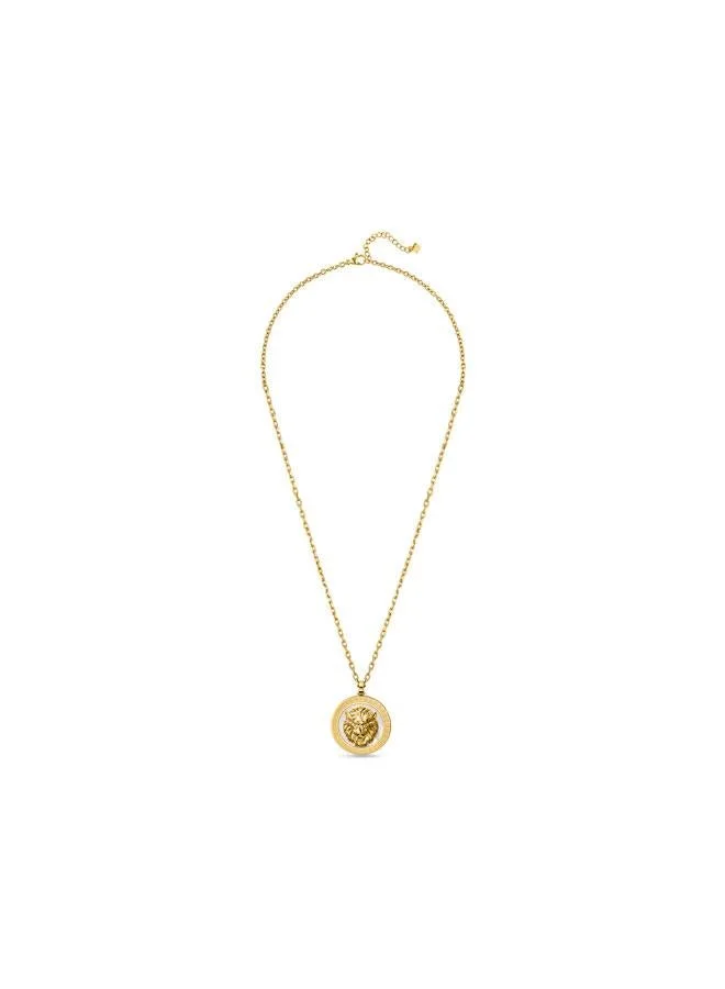 غاي لاروش Leonie Yellow Gold Plated Stainless Steel Pendant Necklace for Women