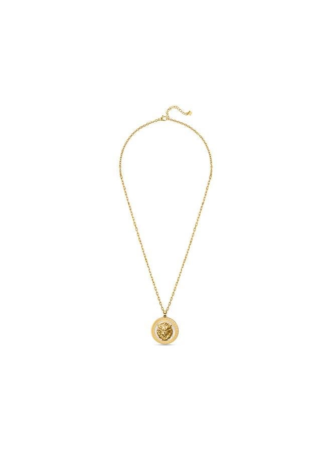 Guy Laroche Leonie Yellow Gold Plated Stainless Steel Pendant Necklace for Women - Image 2