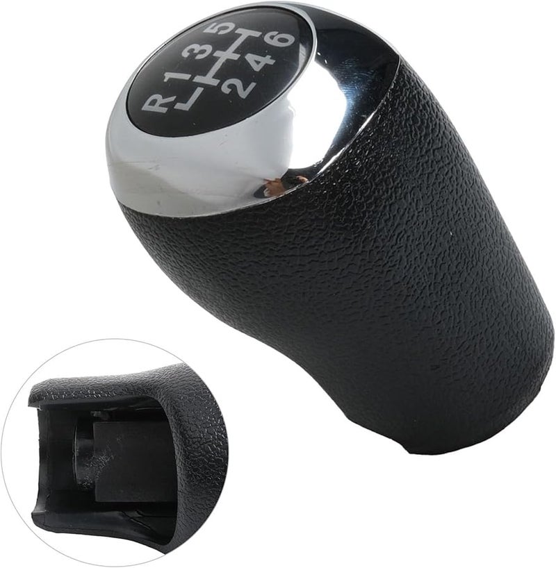 Black ABS 6 Speed Manual Gear Shift Knob Lever Replacement for Hyundai Elantra GT I30 2012 2016 - Image 4