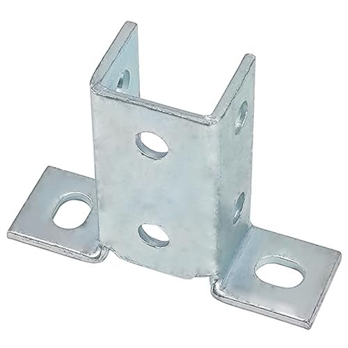 ASTAMOTOR 8 Hole Wing Shape 90 Degree Fitting Connector Bracket Braces Fit for 1/2" Bolt in 1 5/8" Strut Channel, 6 Pack - Image 4