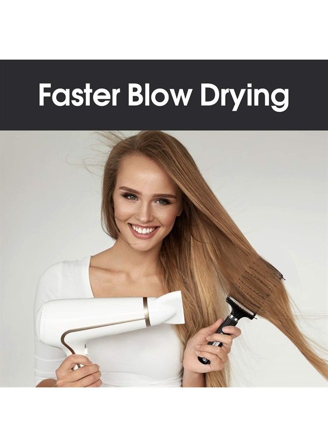 Bsisme Hair Brush, Curved Vented Brush Faster Blow Drying, Professional Curved Vent Styling Hair Brushes for Women, Men, Paddle Detangling Brush for Wet Dry Curly Thick Straight Hair - Image 3