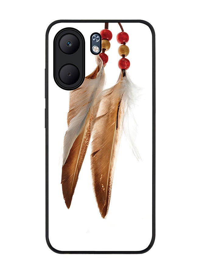 Stylizedd For Oppo A5x 5G / A5x 4G Case,Slim fit Camera Protection, Shockproof Thin Phone cover  - Chief Longfeathers