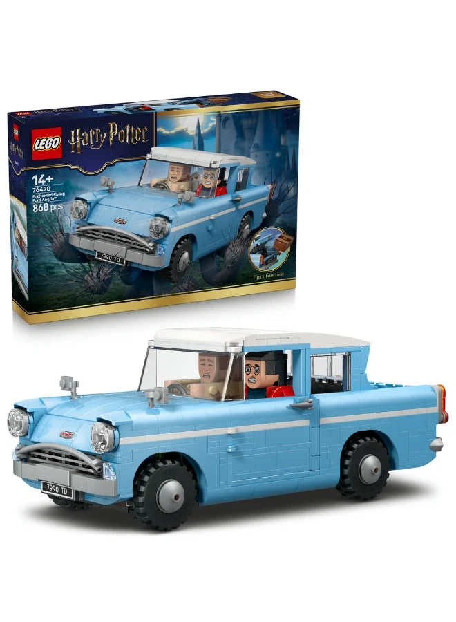 LEGO Harry Potter Enchanted Flying Ford Anglia Car Toy 76470 (Age 14+, 868 Pieces)