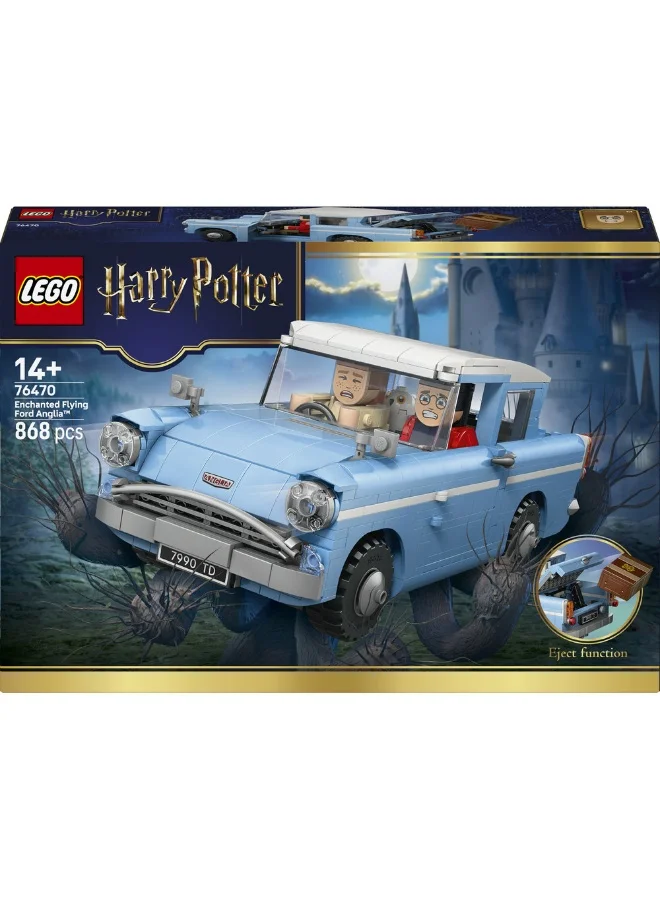LEGO Harry Potter Enchanted Flying Ford Anglia Car Toy 76470 (Age 14+, 868 Pieces)