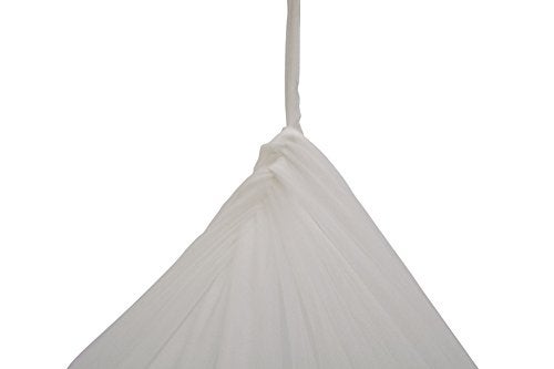 Shyneer Kids Bed Canopy,Princess Hanging Mosquito Net for Baby Crib Nook Castle Nursery for Kid's Room Decor,White - Image 5