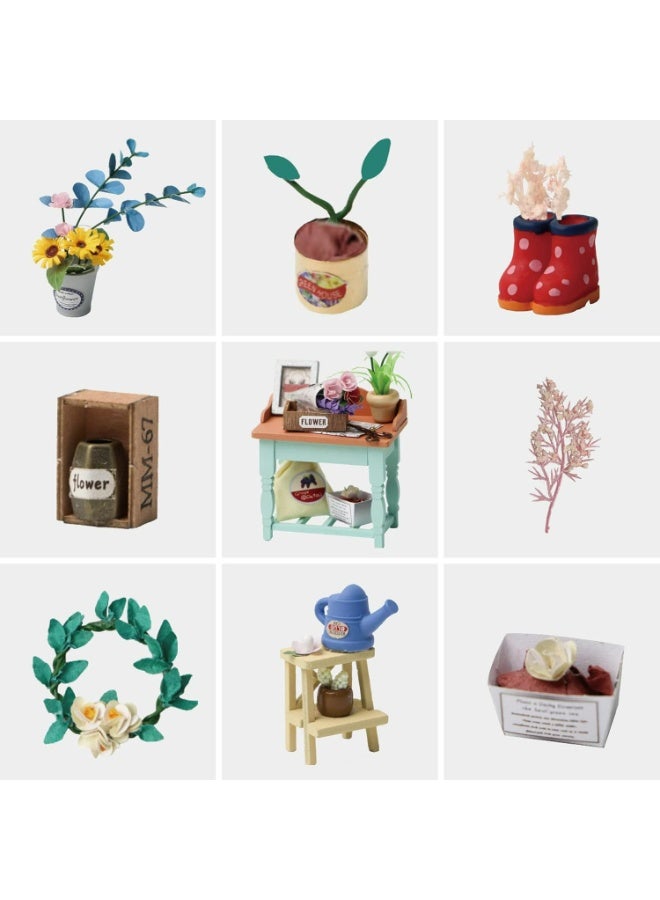 Robotime Rolife DIY Wood Crafts DS030 Dreaming Terrace Garden Miniature Dollhouse Puzzles Perfect for Home Decor & Creative Gift, Ideal for Bedroom, Kitchen, or Living Room, Festive Home Accent, Detailed Craftsmanship - Image 4