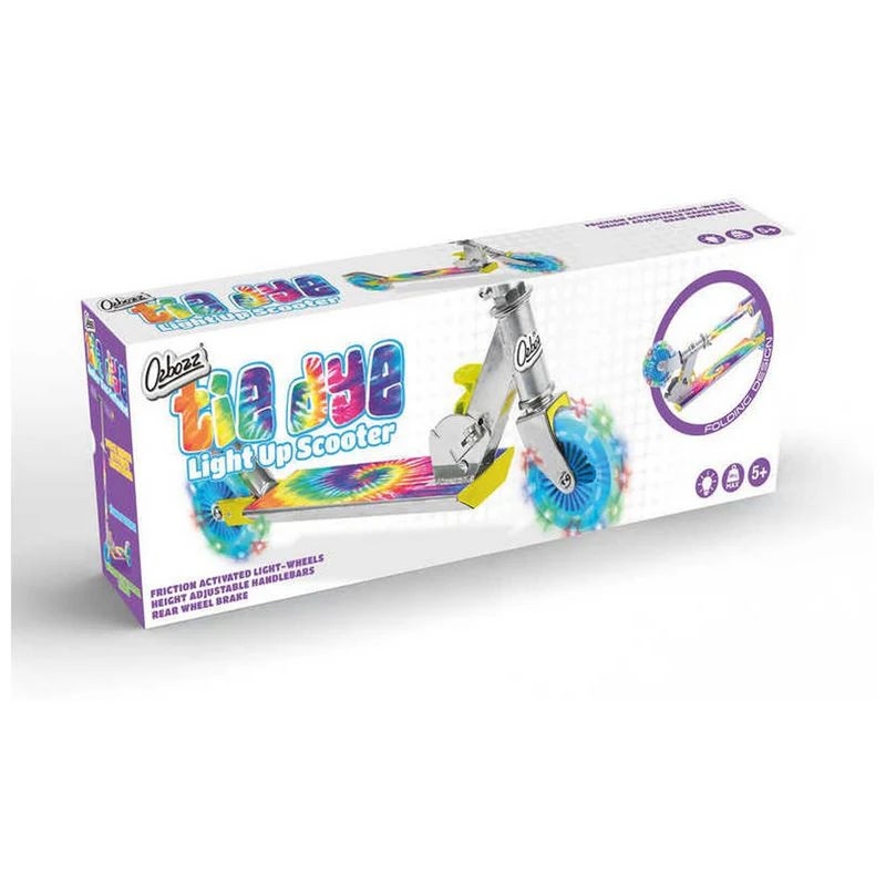 Ozbozz - Tie Dye Scooter With Flashing Wheels - E13-101 - Image 4