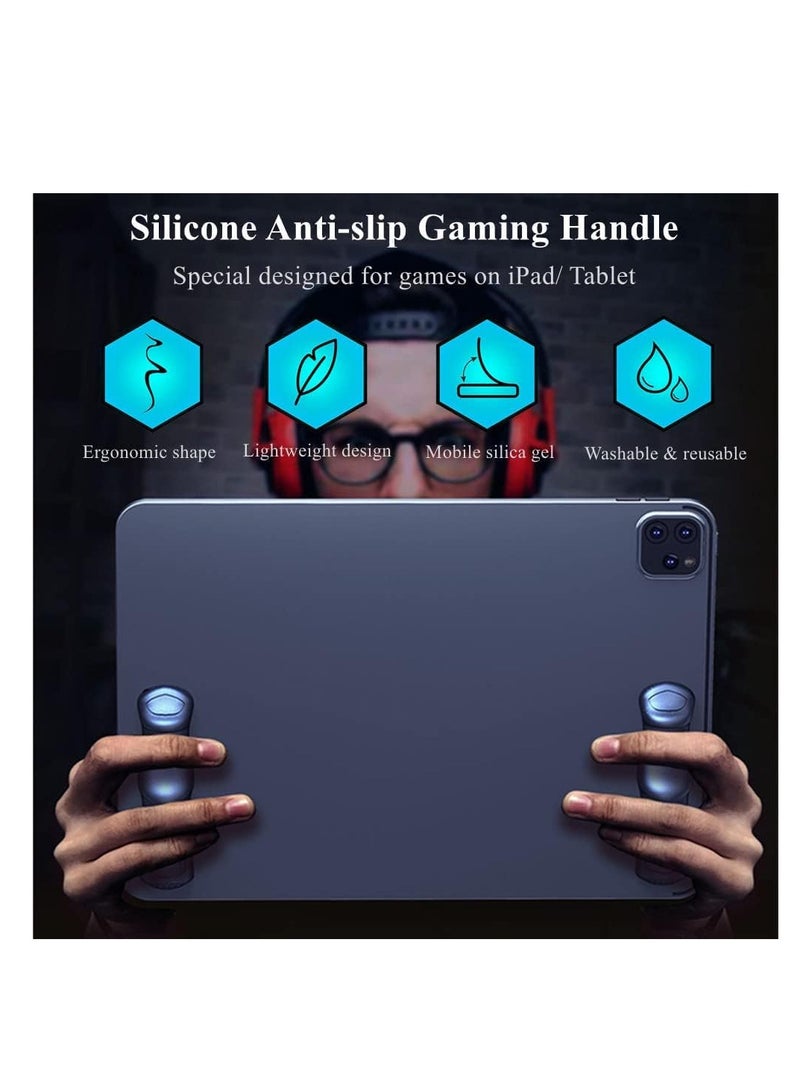 Mobile PUBG Game Controller For Ipad Tablet, Six Finger Gamepad Joystick Continuous Click, Sensitive Shoot Aim Grip Trigger Switches Joystick - Image 2