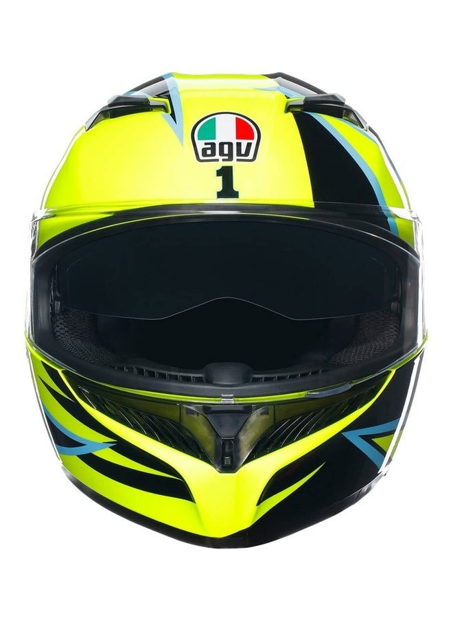 AGV K3 Full Face ECE 22.06 Motorcycle Helmet - VR46 Rossi Replica - Image 1