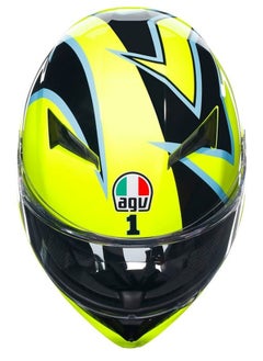 AGV K3 Full Face ECE 22.06 Motorcycle Helmet - VR46 Rossi Replica  - Image 3