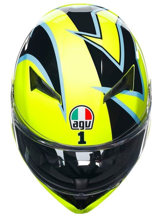 AGV K3 Full Face ECE 22.06 Motorcycle Helmet - VR46 Rossi Replica - Image 3