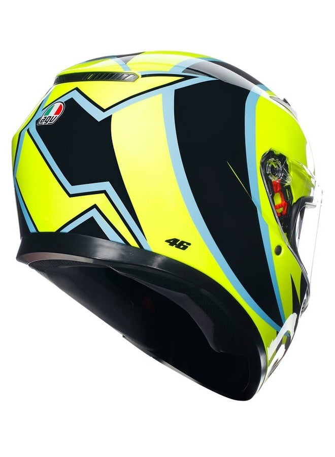 AGV K3 Full Face ECE 22.06 Motorcycle Helmet - VR46 Rossi Replica - Image 5