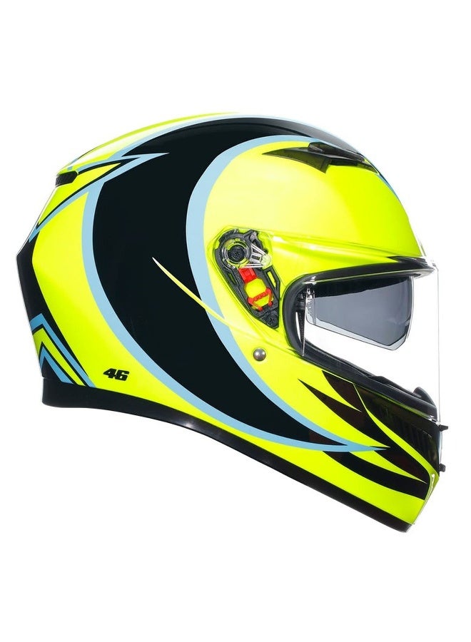 AGV K3 Full Face ECE 22.06 Motorcycle Helmet - VR46 Rossi Replica - Image 2