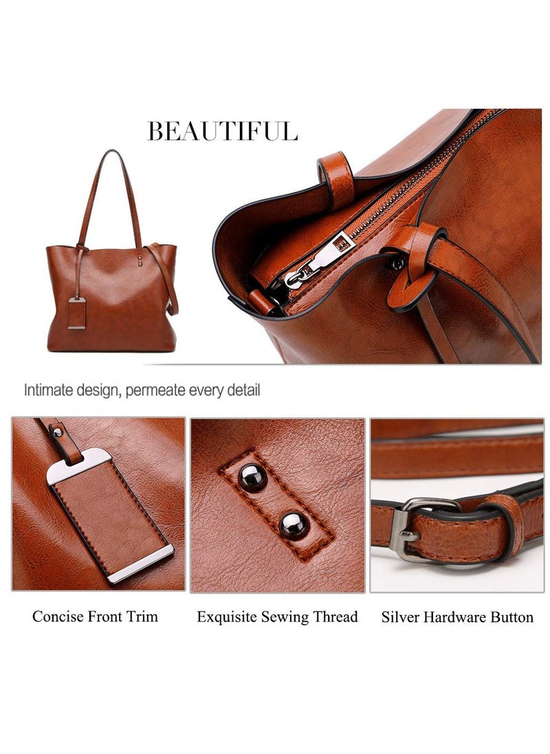 Arabest - Women Top Handle Satchel Handbags Shoulder Bag Messenger Tote Bag Purse - Image 1