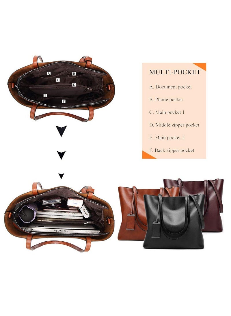 Arabest - Women Top Handle Satchel Handbags Shoulder Bag Messenger Tote Bag Purse - Image 1