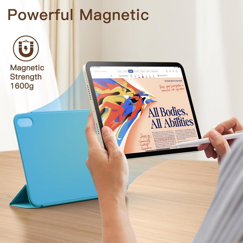 Jetech Magnetic Case For Ipad Mini (A17 Pro, 2024 Model, 7Th Generation) / Mini 6 (2021 Model, 6Th Generation), Magnetic Attachment, Slim Smart Tablet Cover With Auto Wake/Sleep (Blue) - Image 3