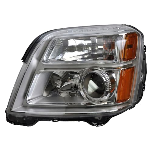 TRQ Driver & Passenger Side Headlight Assembly Set Headlights Driver & Passenger Side Compatible with 2010-2015 GMC Terrain GM2502350 GM2503350 - Image 4