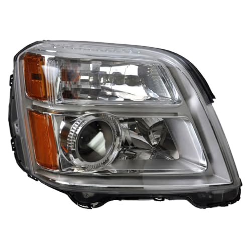 TRQ Driver & Passenger Side Headlight Assembly Set Headlights Driver & Passenger Side Compatible with 2010-2015 GMC Terrain GM2502350 GM2503350 - Image 5