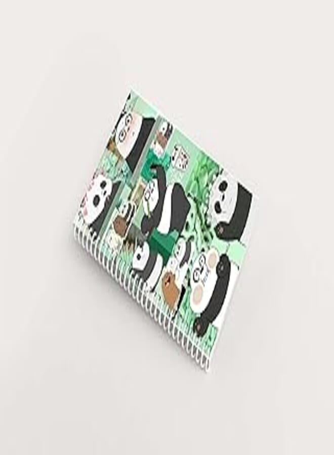 Premium 100 Page 15 * 8 Cm Notebook - We bear bears green (A5 (15X20))