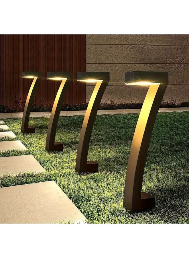 مصباح أرضي بالطاقة الشمسية LED بألوان دافئة 4PC لإضاءة الممرات والحدائق والعشب في الهواء الطلق - Image 2