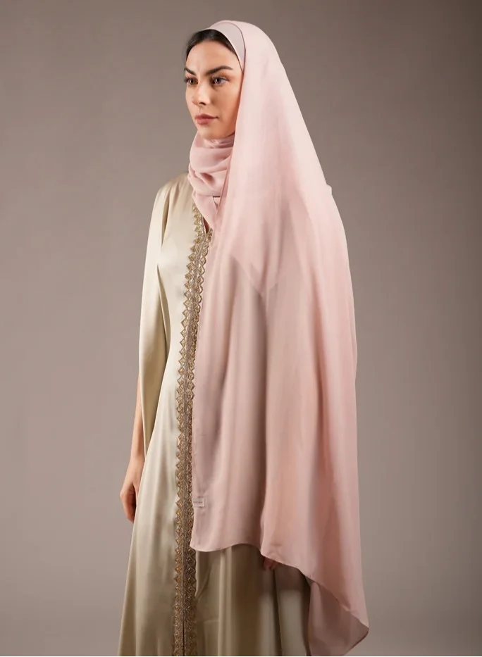 MAISON ARABELLE SHAWL POWDER PINK