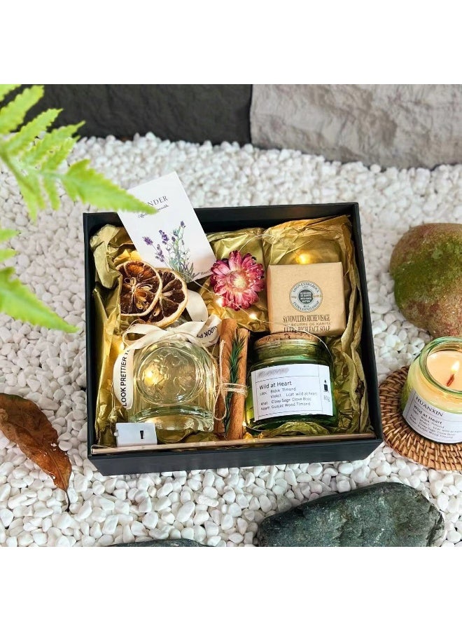 MissTiara سلال هدايا للنساء - صناديق هدايا عيد الميلاد، مجموعات هدايا الشفاء العاجل، أفكار هدايا فريدة للنساء، هدايا للأمهات، الأخوات، أفضل الأصدقاء، الزوجات، هدايا للنساء للزملاء، المعلمين، الممرضات - Image 2