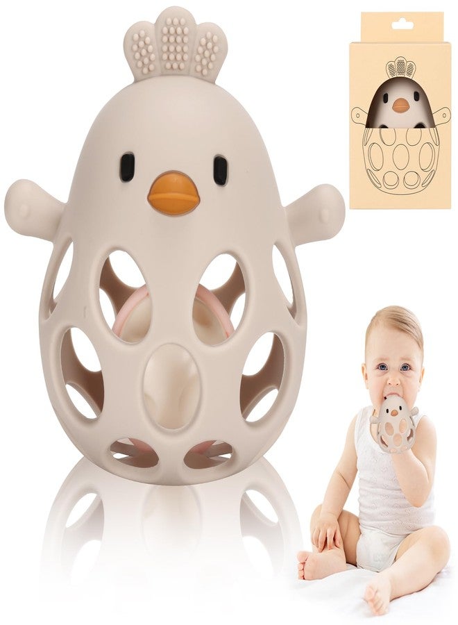 Venditer Baby Toy, 6 Months, Early Learning Toy for Babies, Baby Toy 1 Year Old Montessori Baby Games 0-6 Months Sensory Rattle 0 3 6 9 12 Months Girls Boys (Beige) - Image 1