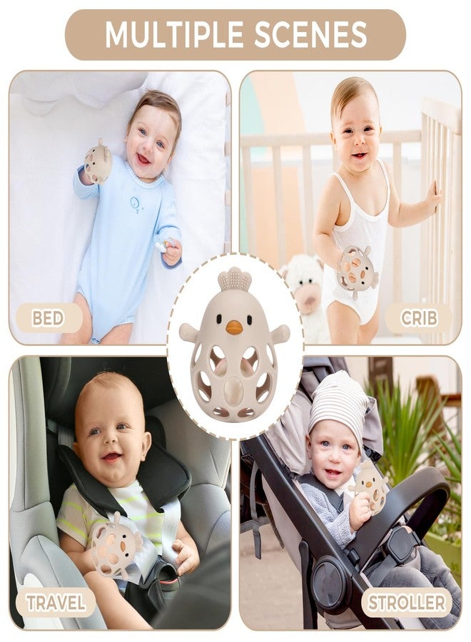 Venditer Baby Toy, 6 Months, Early Learning Toy for Babies, Baby Toy 1 Year Old Montessori Baby Games 0-6 Months Sensory Rattle 0 3 6 9 12 Months Girls Boys (Beige) - Image 5