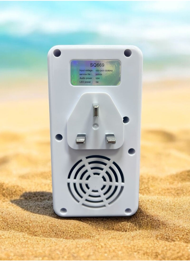 OMAKSS - Bluetooth Quran Speaker White With 8 GB Card & App Control - Image 1