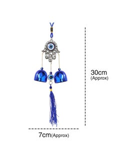 Tukku Collection TUKKU COLLECTION Feng Shui Evil Eye Wind Chime Protection from Negative Energy Home Balcony Garden Hanging Dcor with Soothing Sound 7L x 7W x 30H CM  - Image 4