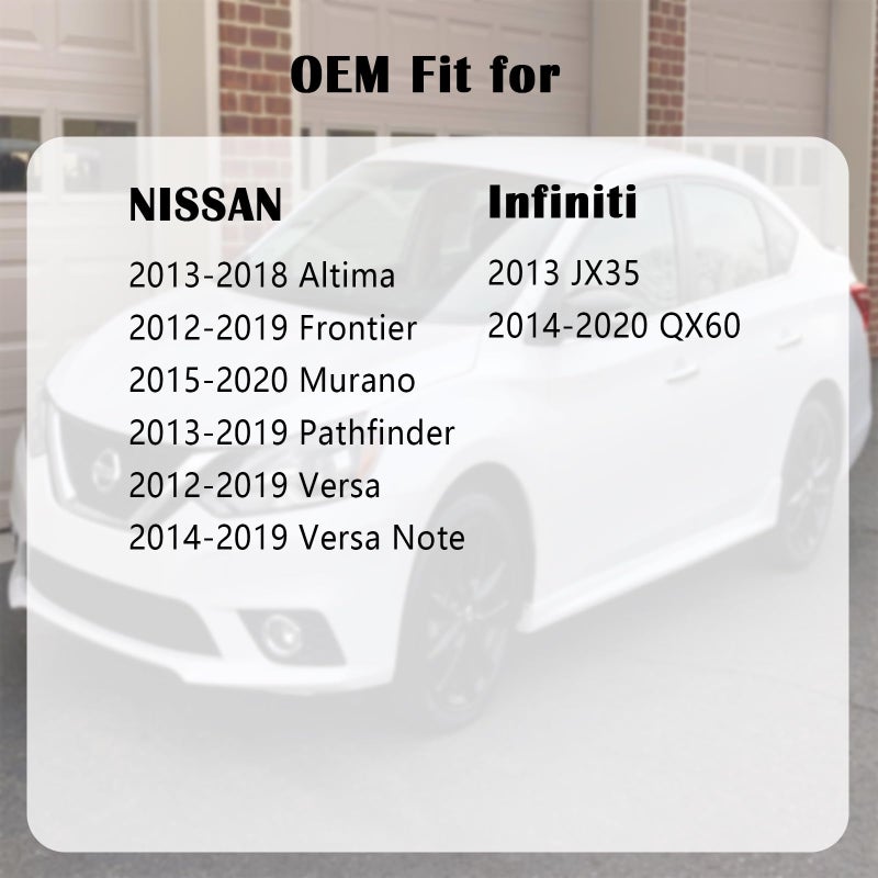 Manymiba Gas Cap, Fuel Cap for 2012-2020 Nissan Infiniti Altima Frontier Murano Pathfinder Versa Note Infiniti QX60 JX35, 17251-1VZ0D, 17251-3JA0A, 17251-9BD0E, 2012 2013 2014 2015 2016 2017 2018 2019 2020 - Image 2