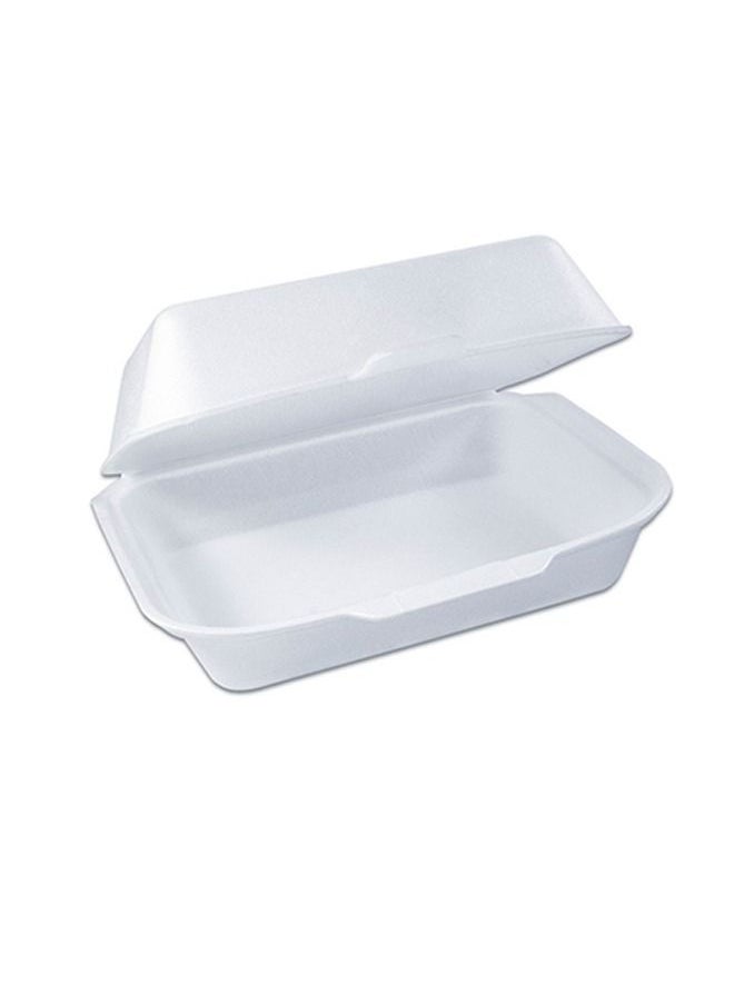 SNH Packing Foam Lunch Box 1 Compartment For Schools Going Kids, Restaurants, Office, Traveling, BBQ - 25 Pieces. 