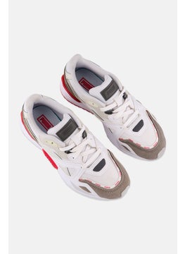 PUMA Kids Boy Mirage Mox Piping Lace Up Outdoor Shoes, White Combo  - Image 4