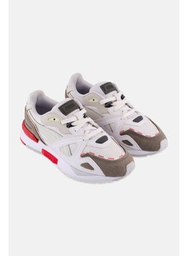 PUMA Kids Boy Mirage Mox Piping Lace Up Outdoor Shoes, White Combo  - Image 1