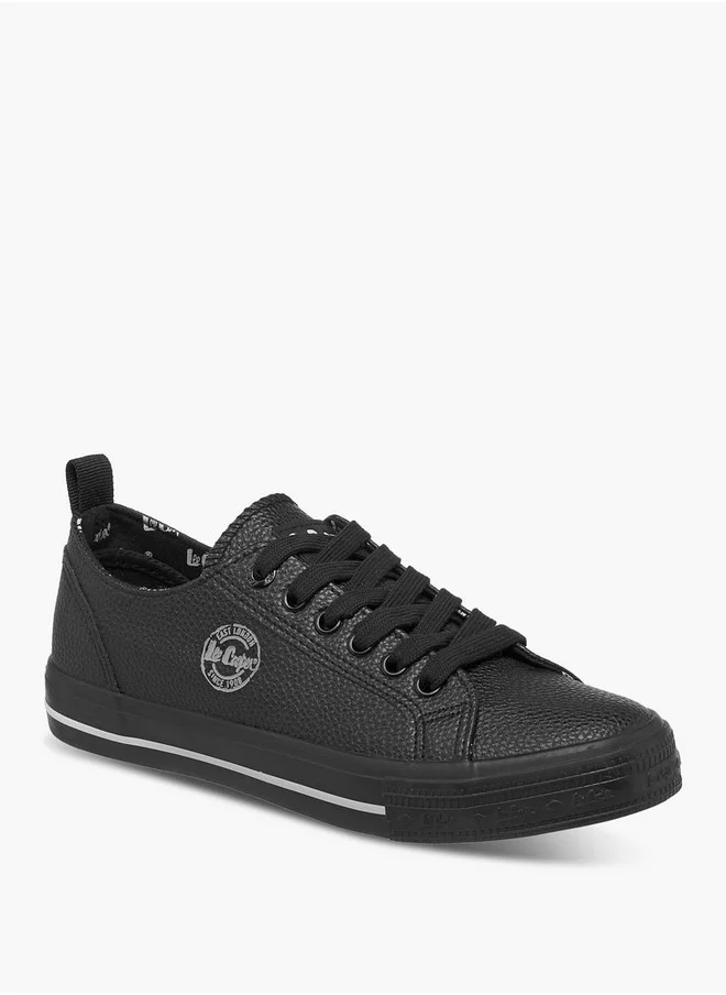 Lee Cooper Women's Logo Detail Sneakers with Lace-Up Closure