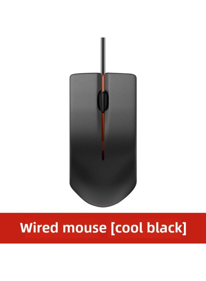 Office Mute E-sports Game Wired Silent Special Mouse Ergonomic Machinery HP Desktop-Colour:Classic Black Qingying Standard Edition Qingying Wired Mouse  - Image 1