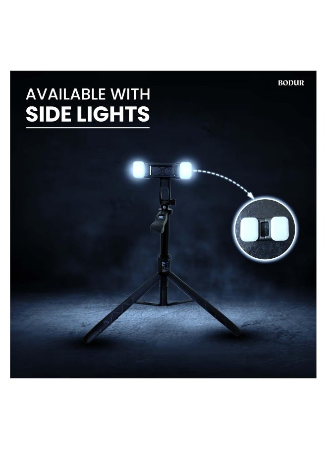 Generic Selfie Stick Tripod, 360° Rotation Phone Stabilizer Holder with Wireless Remote, Lightweight and Portable Cell Phone Holder, Compatible with iOS, Android, Perfect for Video Recording, Selfies  - Image 1