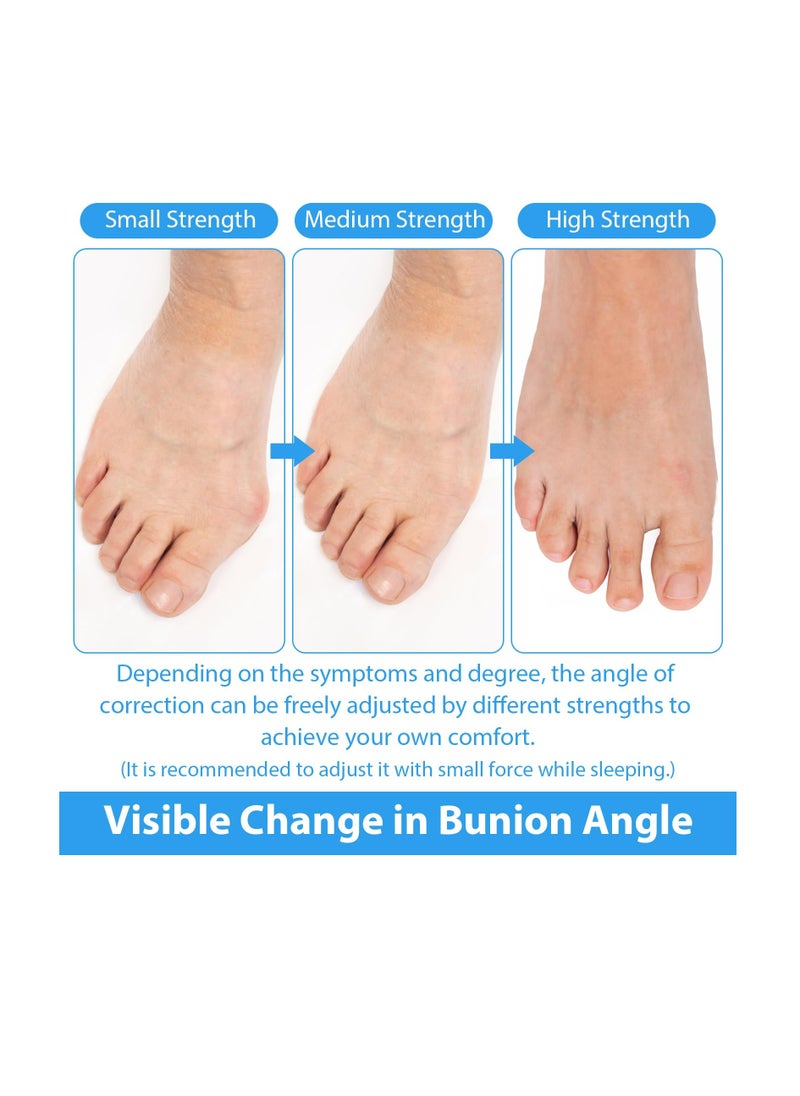 Excefore Bunion Corrector for Women and Men, 1 Pair Soft Slip Proofing Bunion Socks that Fit In Shoes, Big Toe Corrector, Silicone Toe Separators, Toe Spacers for Big Toe Pain Relief, Beige  - Image 3