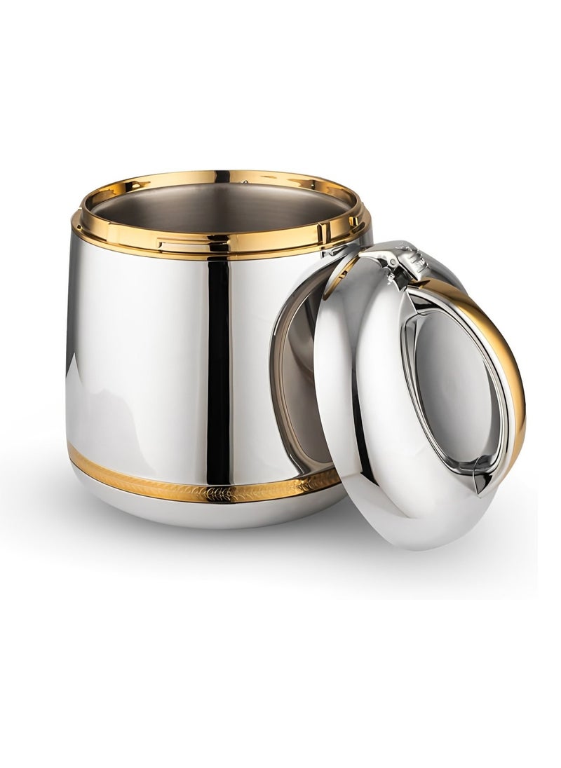 Golden Fire Stainless Steel Insulated Food Warmer with Removable Insulated Steel Lid 2.0L  - Image 2