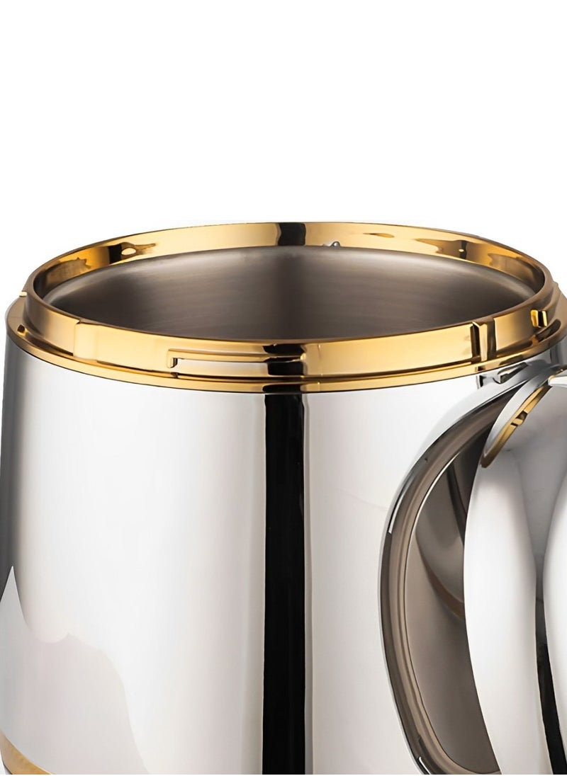 Golden Fire Stainless Steel Insulated Food Warmer with Removable Insulated Steel Lid 2.0L  - Image 3