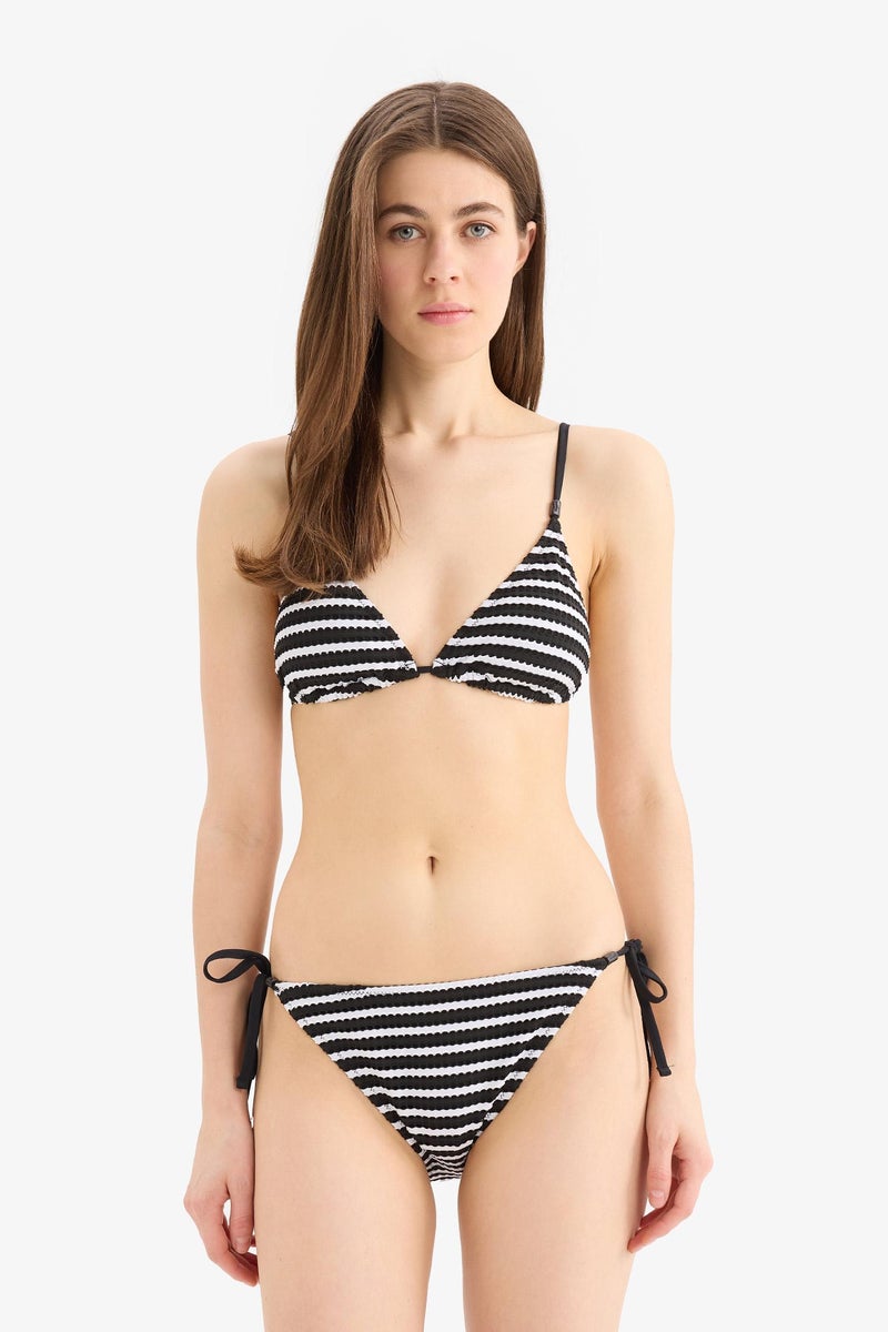 DeFacto Black Woman Fall in Love Regular Fit Tulle Bikini Bottom Casual - Image 2